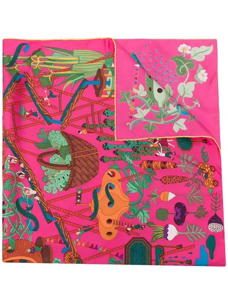 Hermès 2010 pre-owned Le Potager Extraordinaire silk scarf