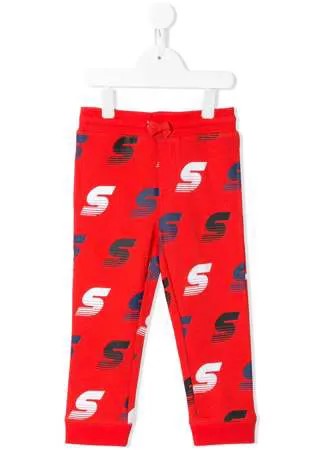 Stella McCartney Kids спортивные брюки с логотипом