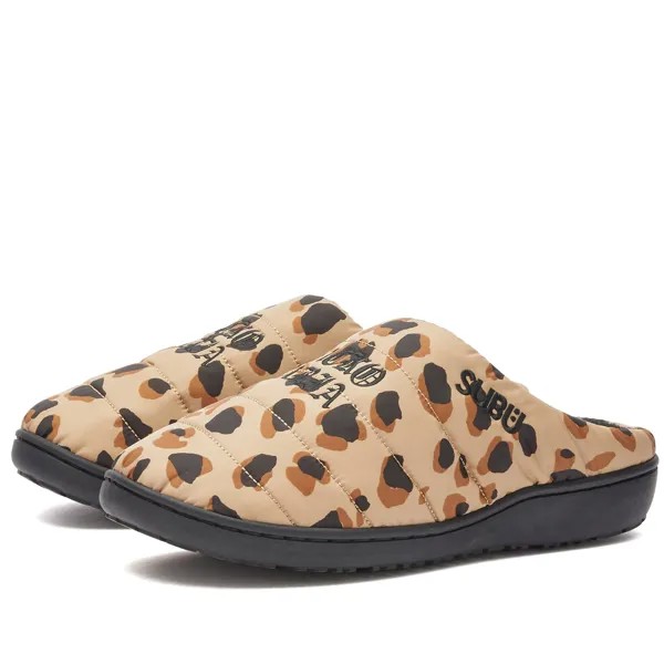 Шлепанцы Wacko Maria Nanga X Subu Aurora Winter Sandal, бежевый