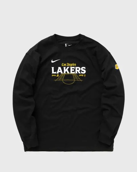 Футболка Nike Nba Los Angeles Lakers Long-Sleeve Max90 Tee, черный