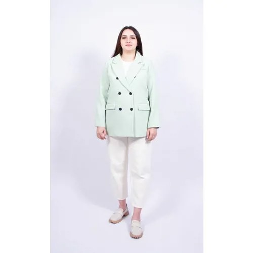 Пиджак , размер 46, зеленый
