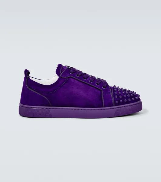 Кроссовки Louis Junior Spikes Christian Louboutin, фиолетовый