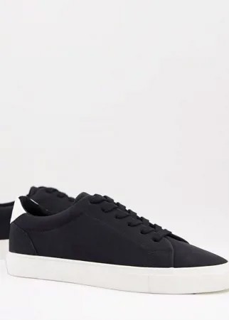 Черные кроссовки на массивной подошве ASOS DESIGN Vegan-Черный цвет