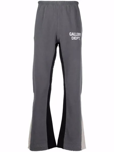 GALLERY DEPT. расклешенные брюки со вставками