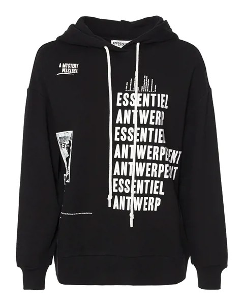 Худи Essentiel VOETRY 2 черный+белый