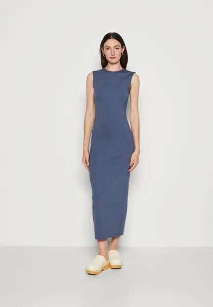 Длинное платье EVA DRESS Samsøe Samsøe, темно-синий