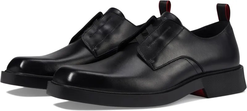 Оксфорды HUGO Iker Square Derby Shoe, цвет Black Galaxy