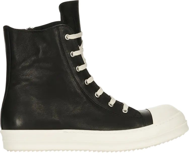 Кроссовки Rick Owens Wmns Lido High 'Black Milk', черный