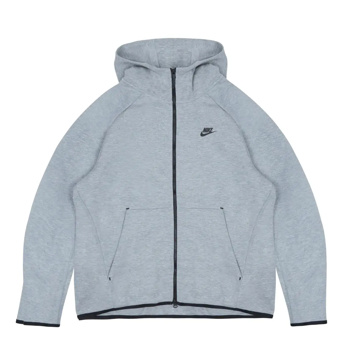 Толстовка с капюшоном Sportswear Tech Fleece Full Zip Nike, серый