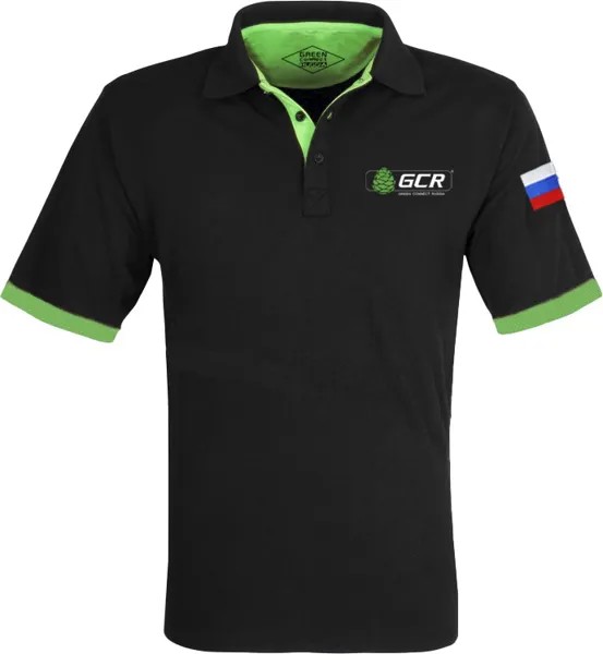 GCR Футболка поло с логотипом, размер L