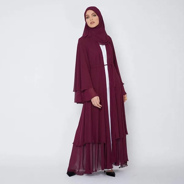 Eid Абая для женщин Дубай Abaya Турция Ислам Мусульманское Длинное Платье Макси Кафтан одежда платья длинное платье кимоно женское