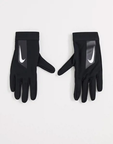 Черные перчатки Nike Football-Черный цвет
