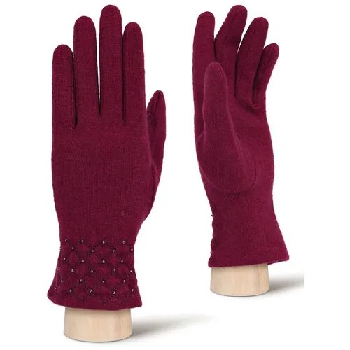 Перчатки LABBRA, размер 7, бордовый