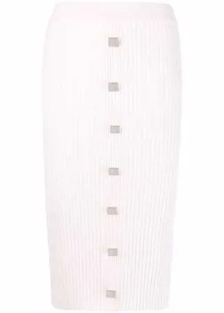 Giuseppe Di Morabito трикотажная юбка с декоративными пуговицами