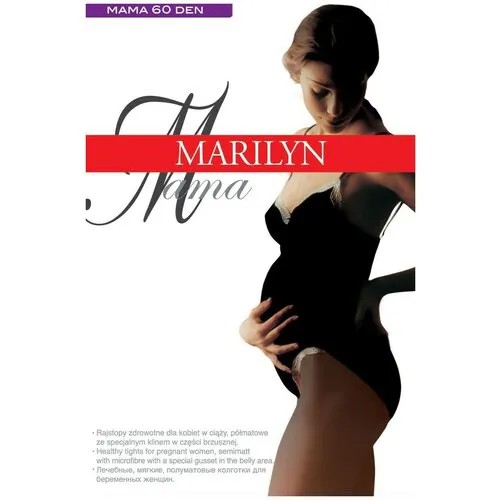 Колготки Marilyn, 60 den, размер 4, черный
