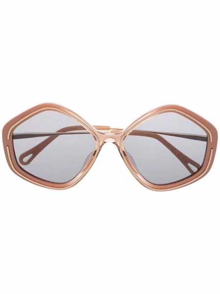 Chloé Eyewear oversize-frame sunglasses