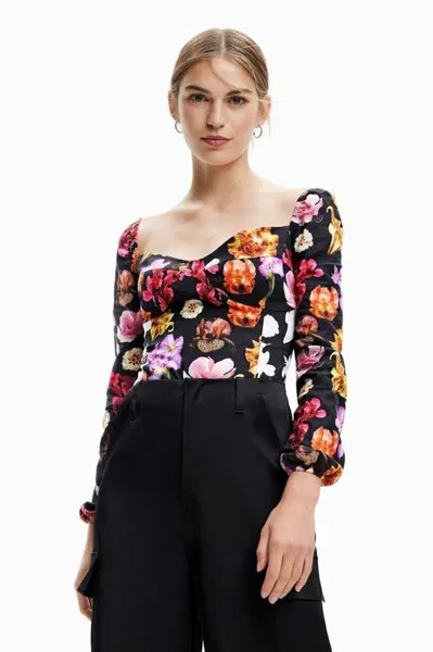 Лонгслив x M.Christian Lacroix Desigual, черный