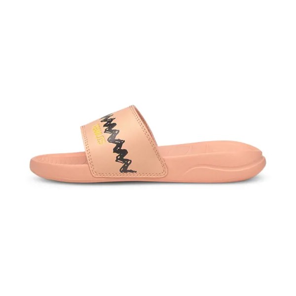 Детские шлепанцы PUMA x PEANUTS Popcat 20 Kids' Sandals