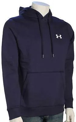 Облегающий пуловер с капюшоном Under Armour Rival — темно-синий/белый — новинка