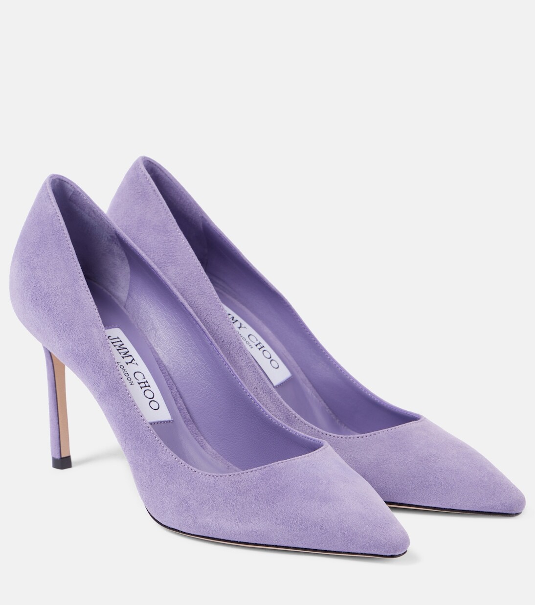 Замшевые туфли Romy 85 Jimmy Choo, фиолетовый