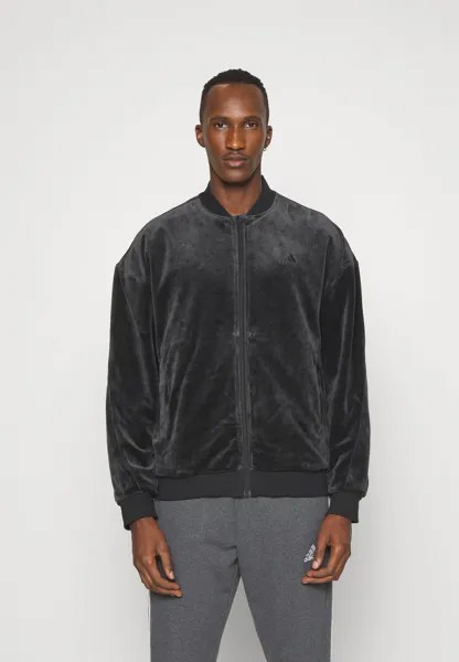 Спортивная куртка Embossed Reversible adidas Sportswear, черный