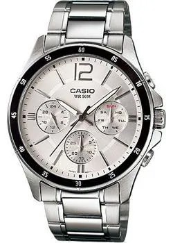 Японские наручные  мужские часы Casio MTP-1374D-7A. Коллекция Analog