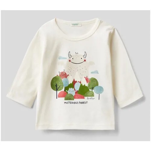 Лонгслив United Colors of Benetton для новорожденных 22A_3ATNA101K_036_62