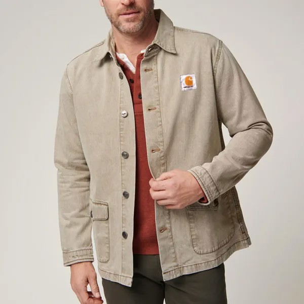 Мужская куртка Vintage Silver Creek хлопковое джинсовое пальто для работы