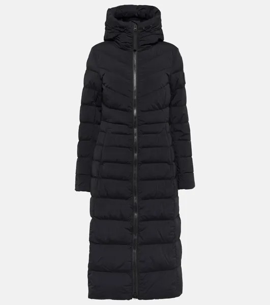 Длинное пуховое пальто clair Canada Goose, черный