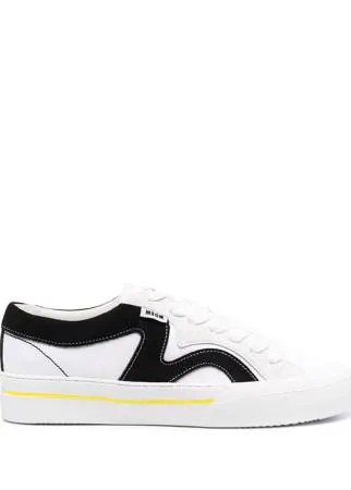 MSGM кроссовки со вставками