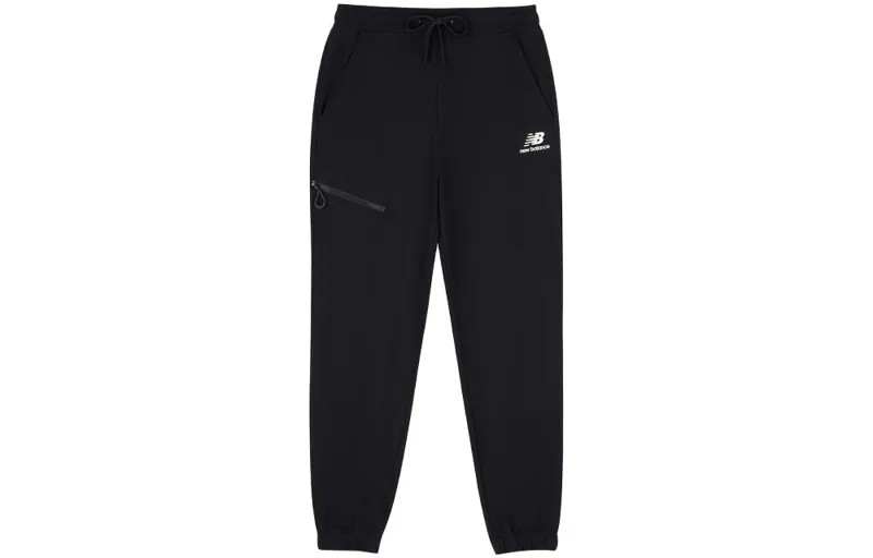 Мужские трикотажные спортивные штаны New Balance, цвет Black