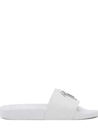 Giuseppe Zanotti шлепанцы Brett с логотипом