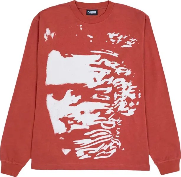 Лонгслив Pleasures Hated Long-Sleeve 'Brick', красный