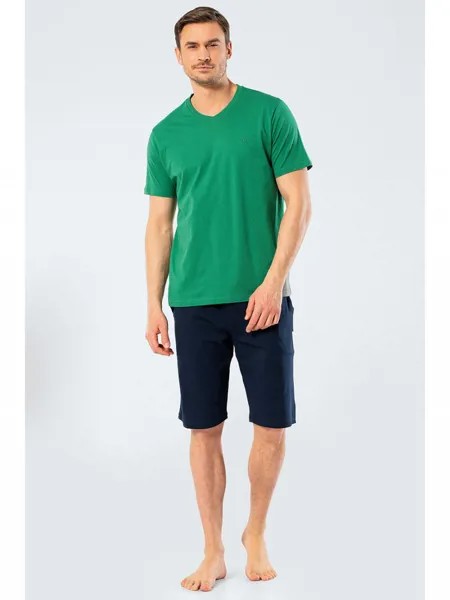 Пижама мужская Cacharel 2206 зеленая XL
