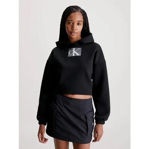 Худи Calvin Klein Jeans, размер L, черный