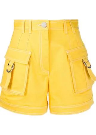 Balmain шорты карго с завышенной талией