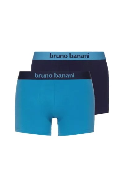 Боксеры с логотипом - 2 пары Bruno Banani, синий