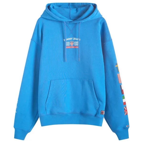 Худи Tommy Jeans Archive Games Hoodie, цвет Phthalo Blue