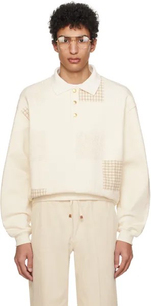 Рубашка-поло Off-White 'Le Polo Patchwork' Drole De Monsieur