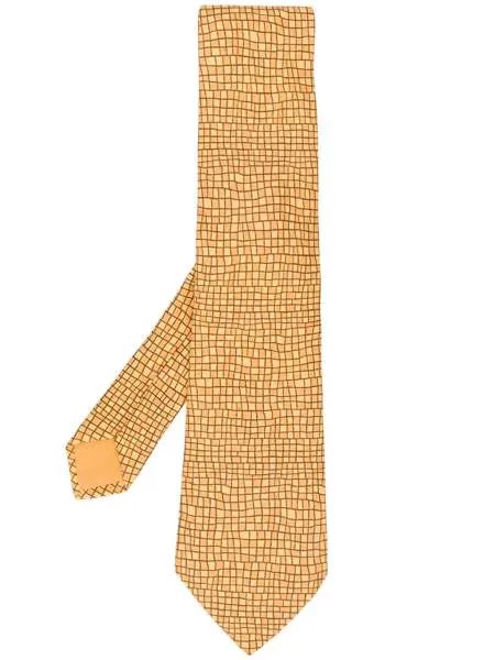 Hermès галстук 2000-х годов с узором pre-owned
