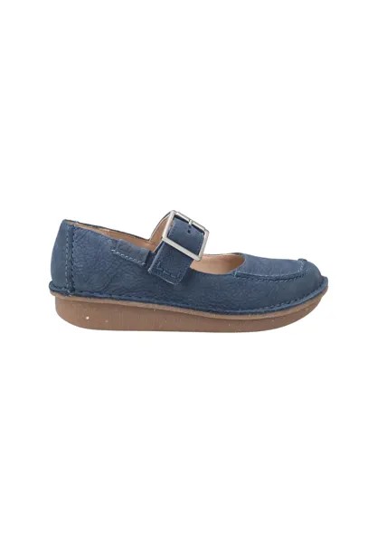 Балетки с ремешками FUNNY BAR Clarks Originals, цвет blau