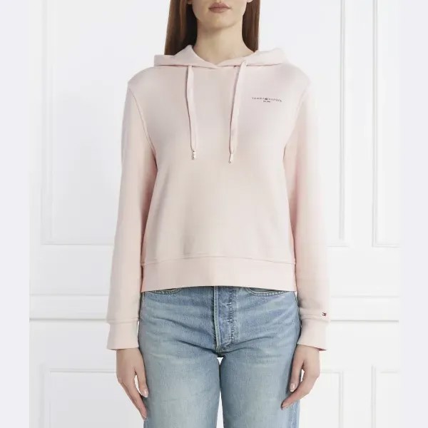 Толстовка мини-боди свободного кроя с логотипом Tommy Hilfiger, розовый