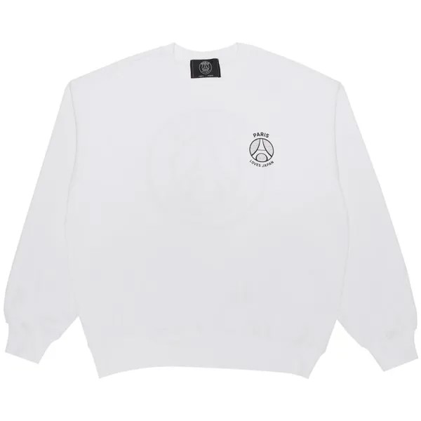 Толстовка Paris Saint-Germain x EDIFICE Japan PLJ Crewneck 'White', белый