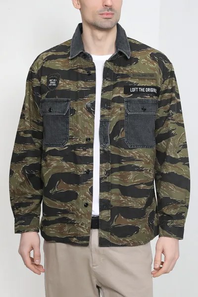 Рубашка мужская Loft LF2031011 хаки XL