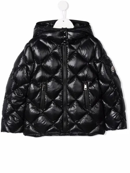 Moncler Enfant пуховик с капюшоном