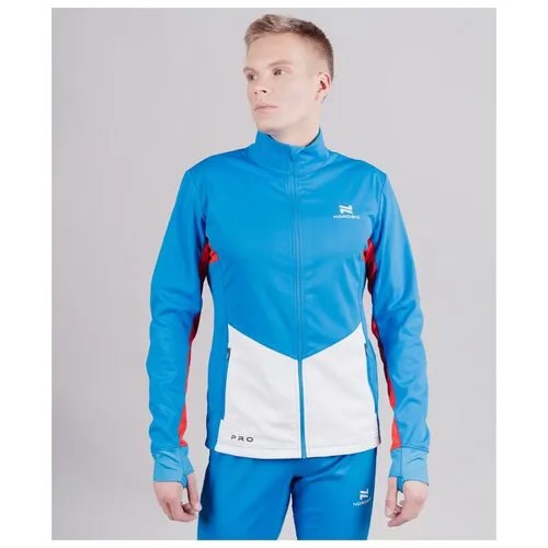 Куртка Nordski, размер S, голубой, белый