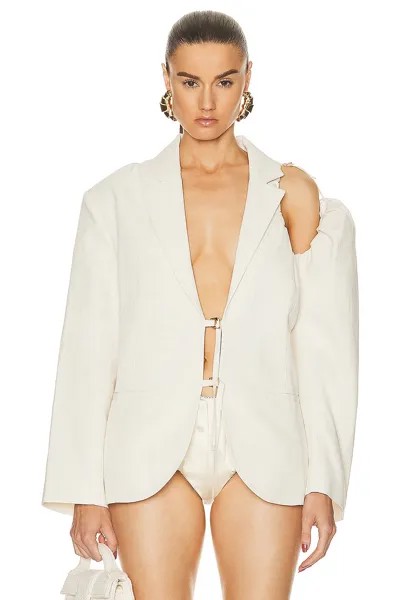 Куртка Jacquemus La Veste Galliga, белый