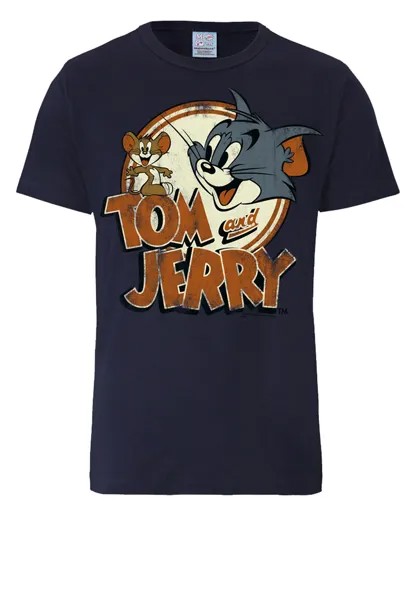 Футболка Logoshirt Tom & Jerry, темно-синий