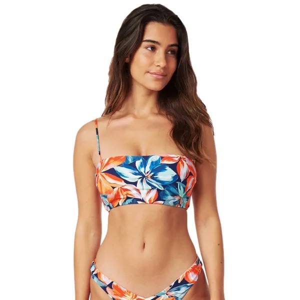 Топ бикини Rip Curl Bliss Bloom Geo Bandeau Revo, синий