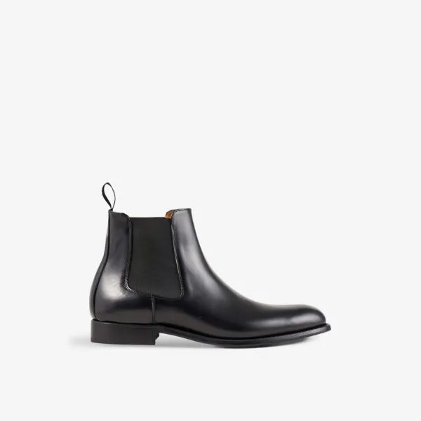 Кожаные ботинки челси Sandro, цвет noir / gris